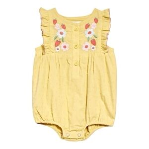 Mini Boden Embroidered Bubble Romper